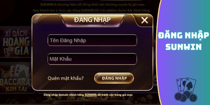đăng nhập Sunwin